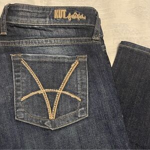 Kut from the Kloth Women's Size 8 Catherine Boyfriend Indigo Relaxed Jeans
